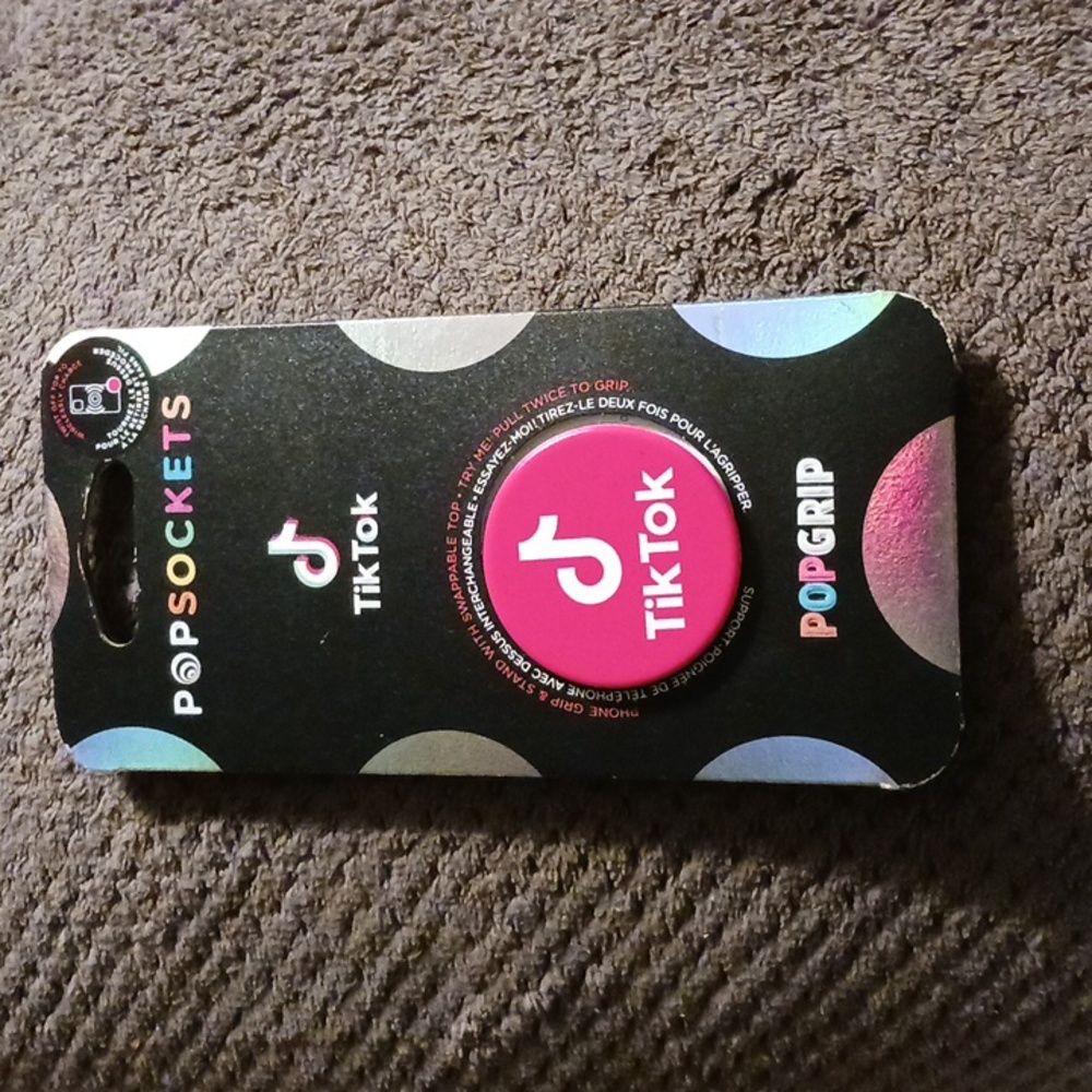 POPSOCKETS LIMITED EDITION RED TIKTOK POPGRIP